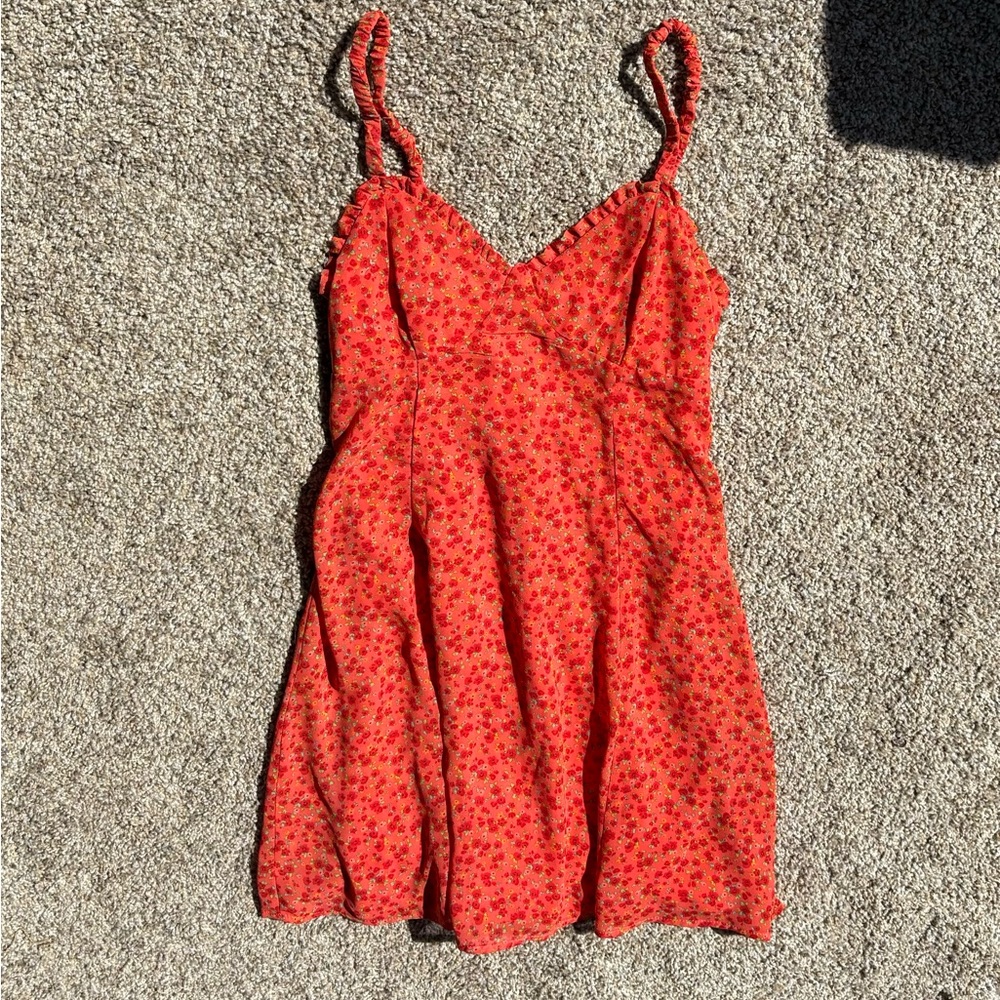 Wild Fable Coral Floral Dress